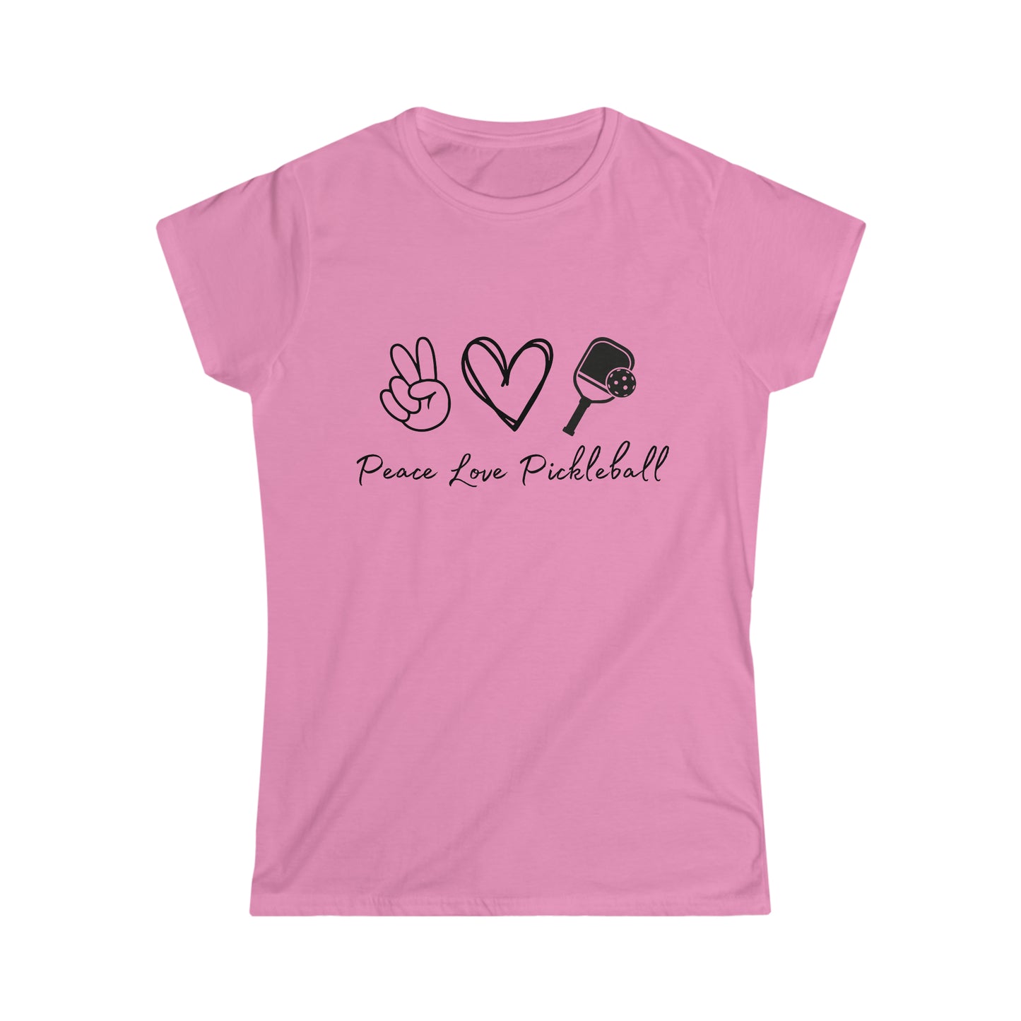 Peace Love Pickleball - Women's Softstyle Tee